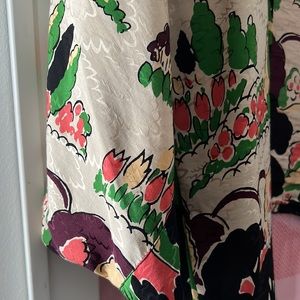 Anna Sui silky cardigan top